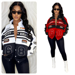 “Motorsport” 3 Way Detachable Zip Jacket/Skirt Set