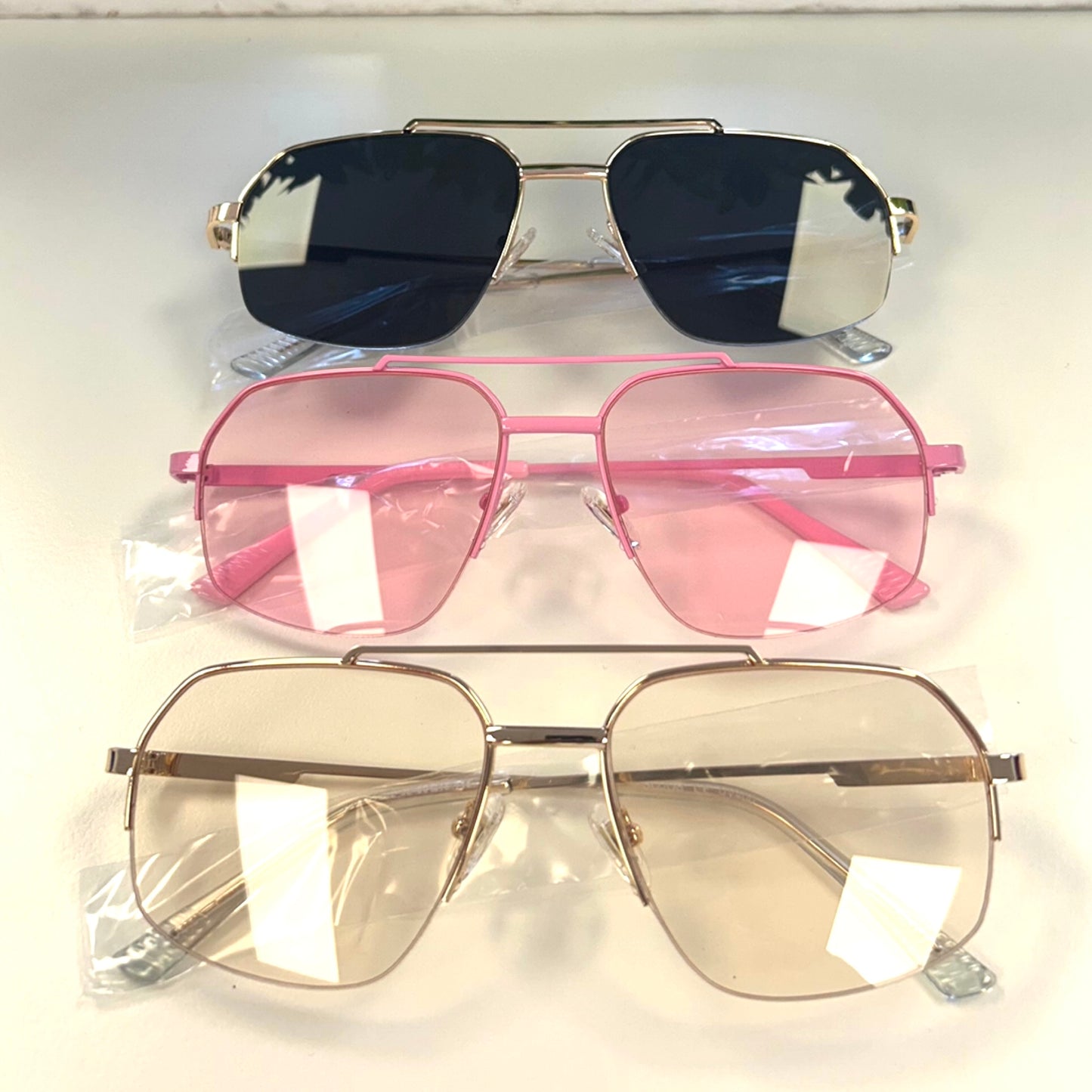 “Sunny” Metal Frame Fashion Aviator Glasses