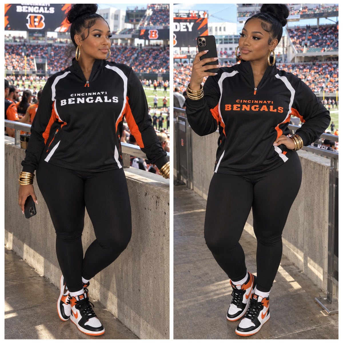 “Ben-Gal” Long Sleeve Zip Pullover