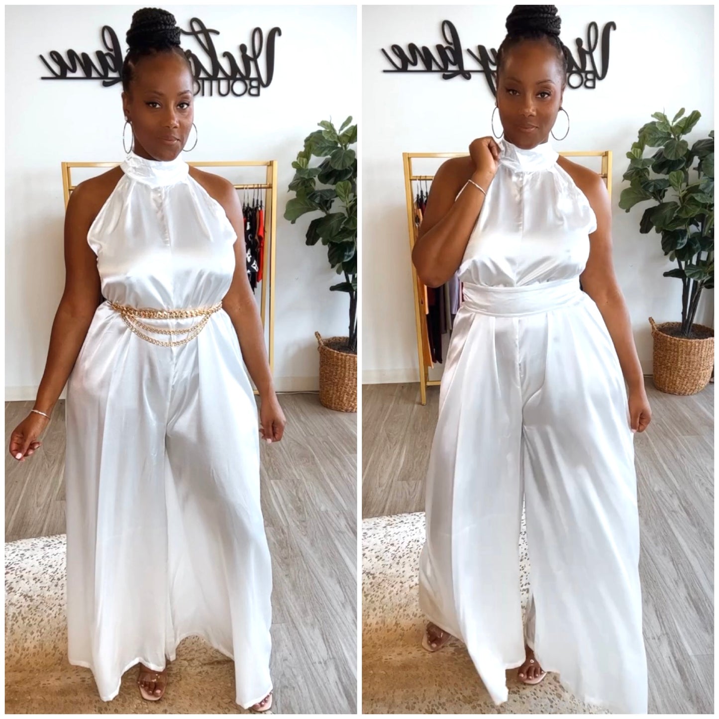 “Libra” Wide leg Jumpsuit