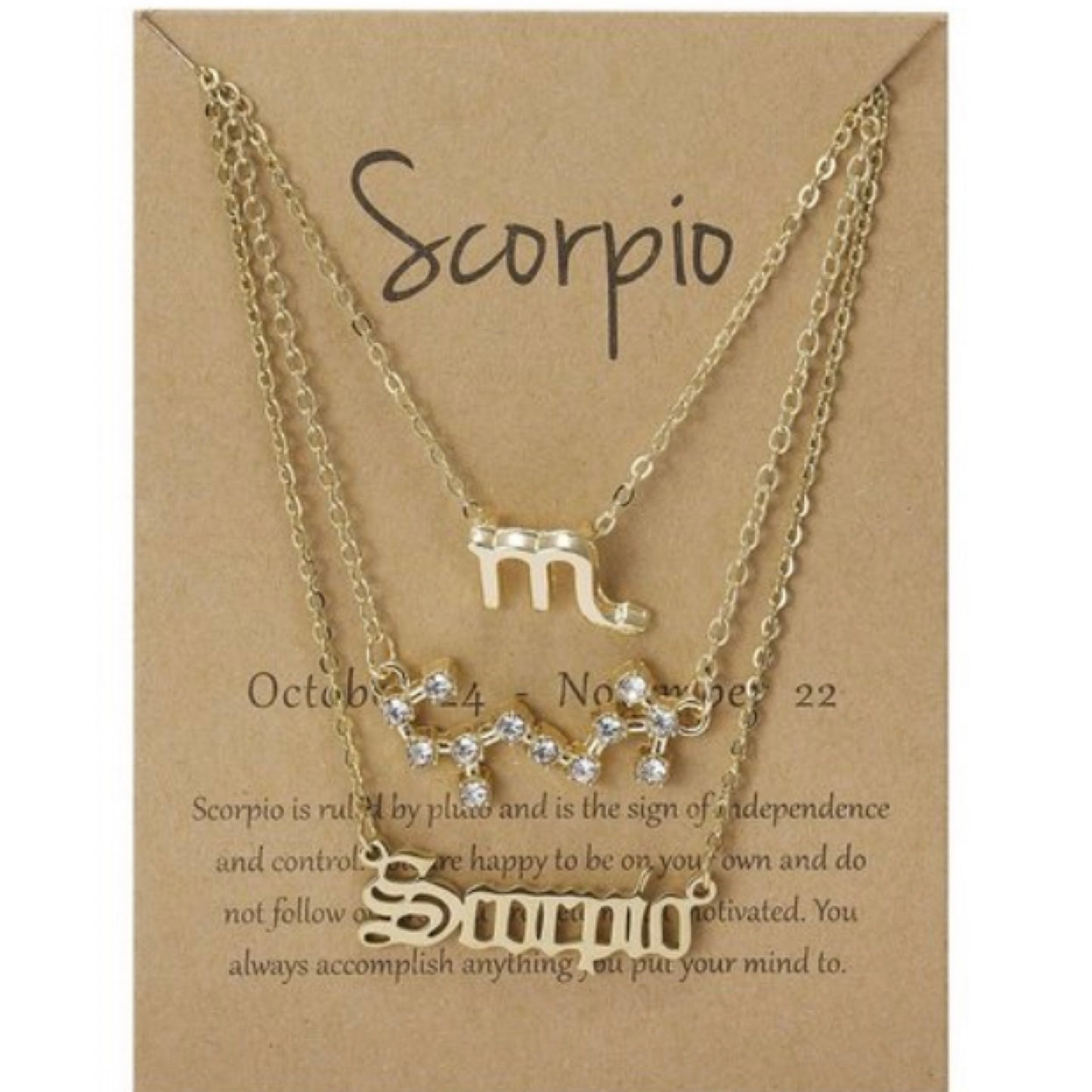 Layered Zodiac Necklaces