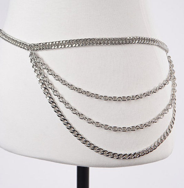 “Mega” Triple Link Chain Belt