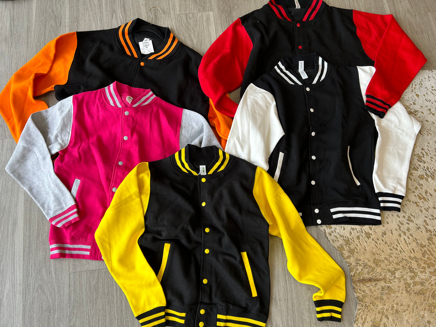 Thick Cotton Letterman Varsity Jacket