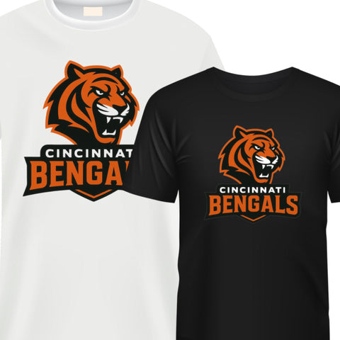 “Tiger” Cotton Unisex Tee Shirt (1-3 business day turnaround timeframe)