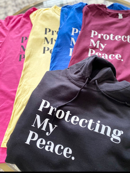 “Protecting My Peace” Unisex Hoodie Sweatshirt (Preorder)