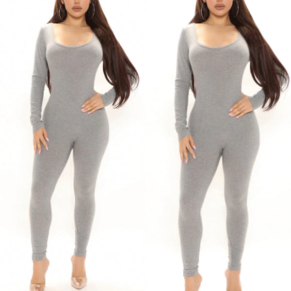 “Anything But Basic” Long Sleeve Jumpsuit