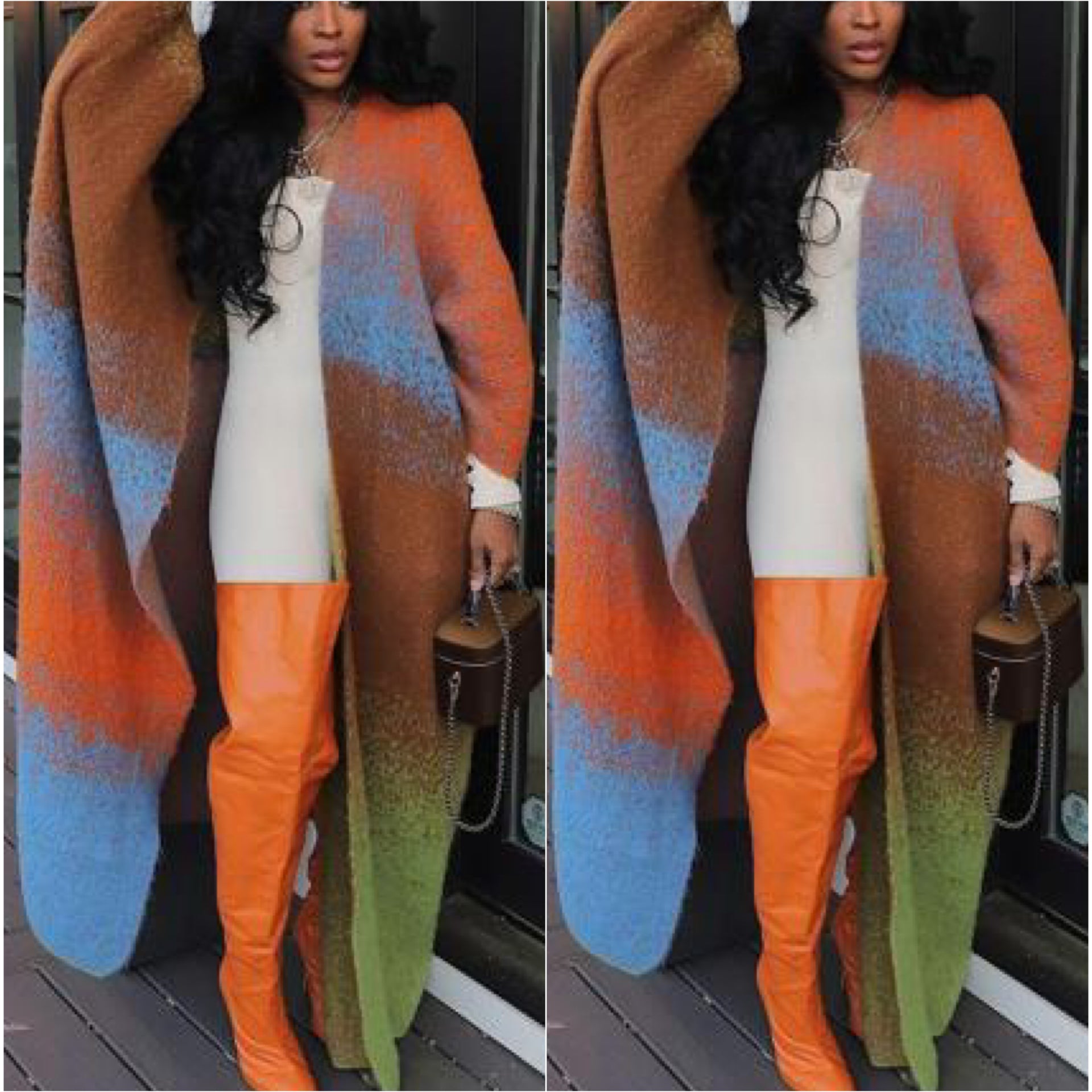 “Horizon” Oversized Plus Size Cardigan (Preorder)