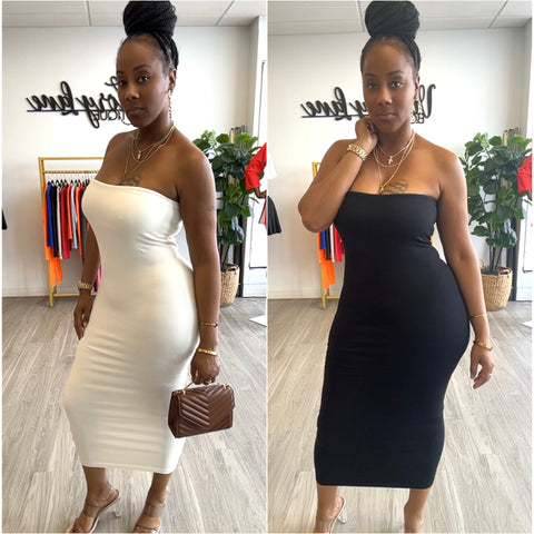 Seamless Stretch Tube Maxi Dress