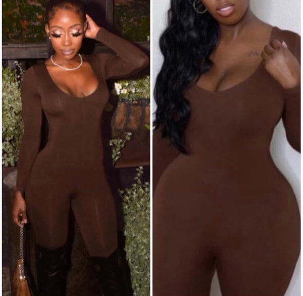 “Anything But Basic” Long Sleeve Jumpsuit