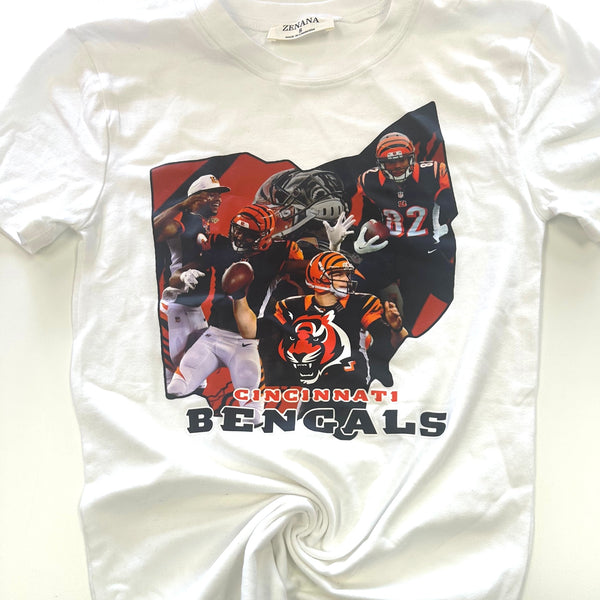 “Tiger” Cincinnati Bengals Graphic Tee Shirt