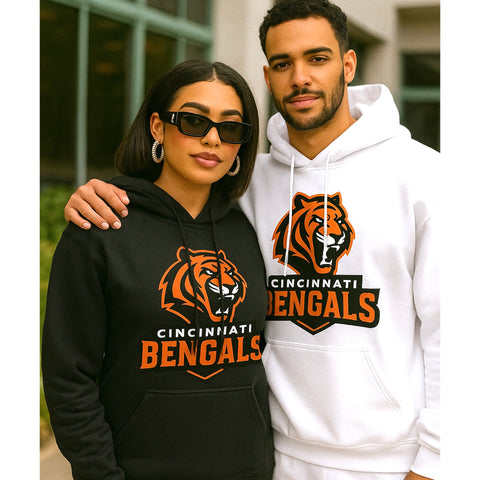 “Tiger” Cotton Unisex Hoodie (1-3 business day turnaround timeframe)