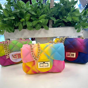 3x5 Mini Quilted Jelly Crossbody Purses