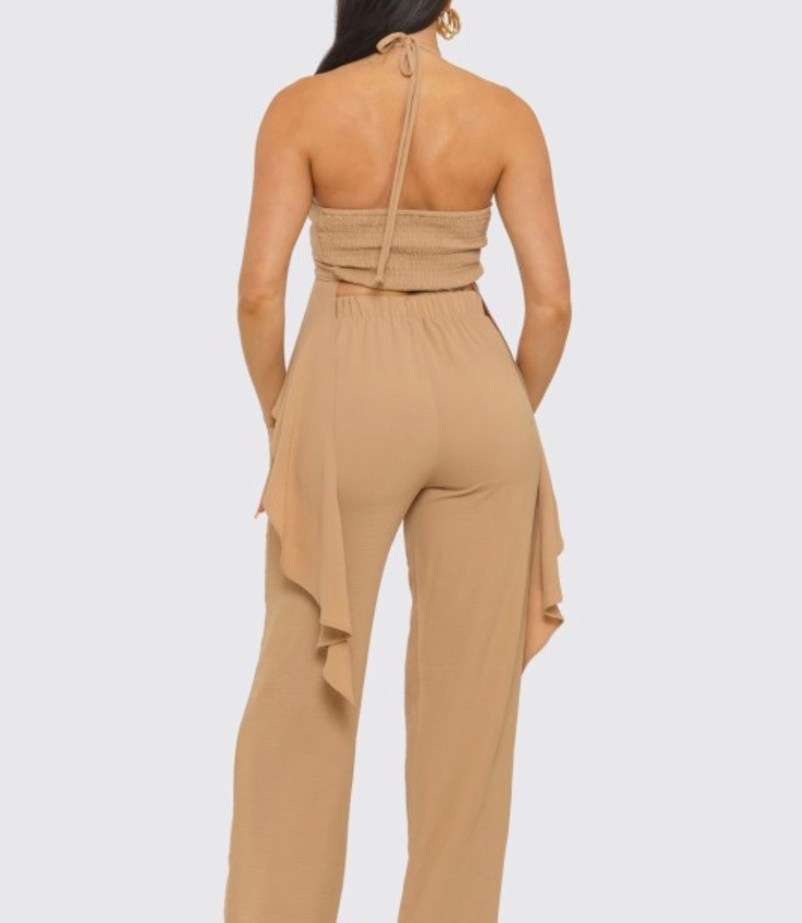 “Let it Flow” 2 Piece Halter and Pant Set