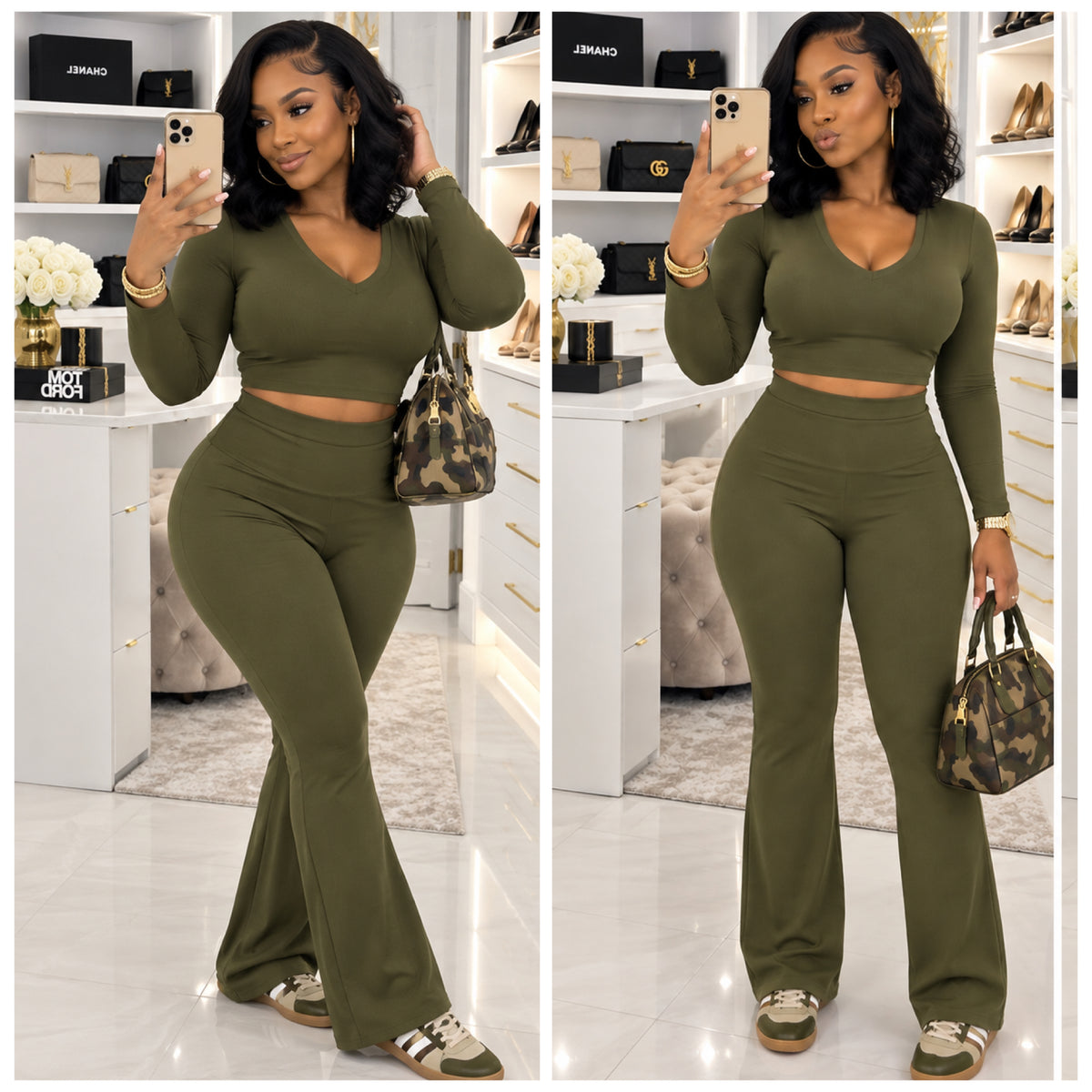 “Everyday” Fine Flare Athleisure 2 Piece Set