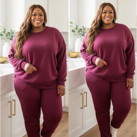 “Lounge with Me” 2 Piece Sweatsuit Jogger Sets