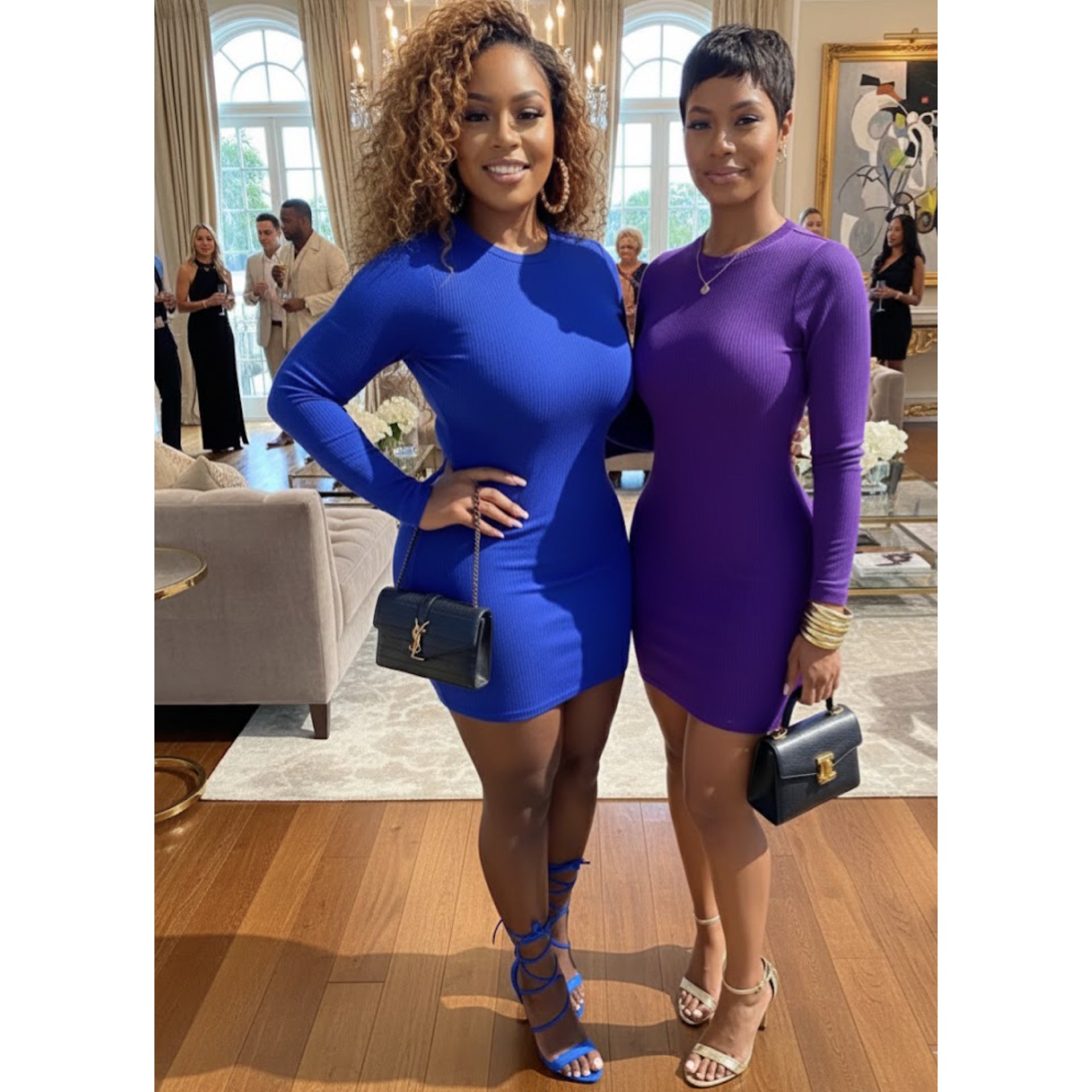 “Nunu” Ribbed Fitted Long Sleeve Mini Dress