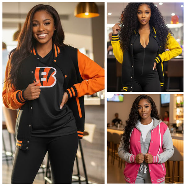 Thick Cotton Letterman Varsity Jacket