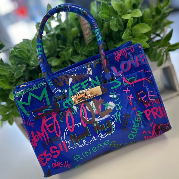 Plastic Graffiti Handbag