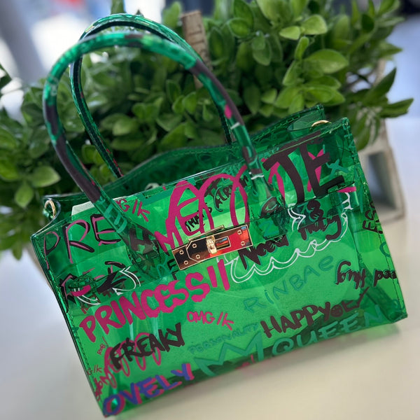 Plastic Graffiti Handbag