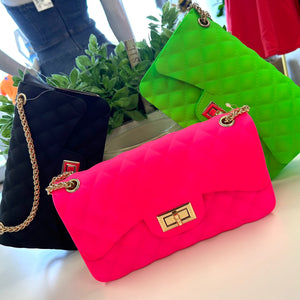 “Jelly” Neon Crossbody Jelly Purses