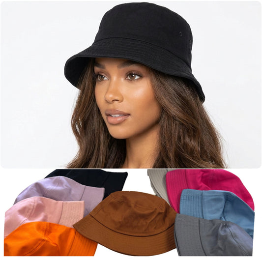 Solid Bucket Hats