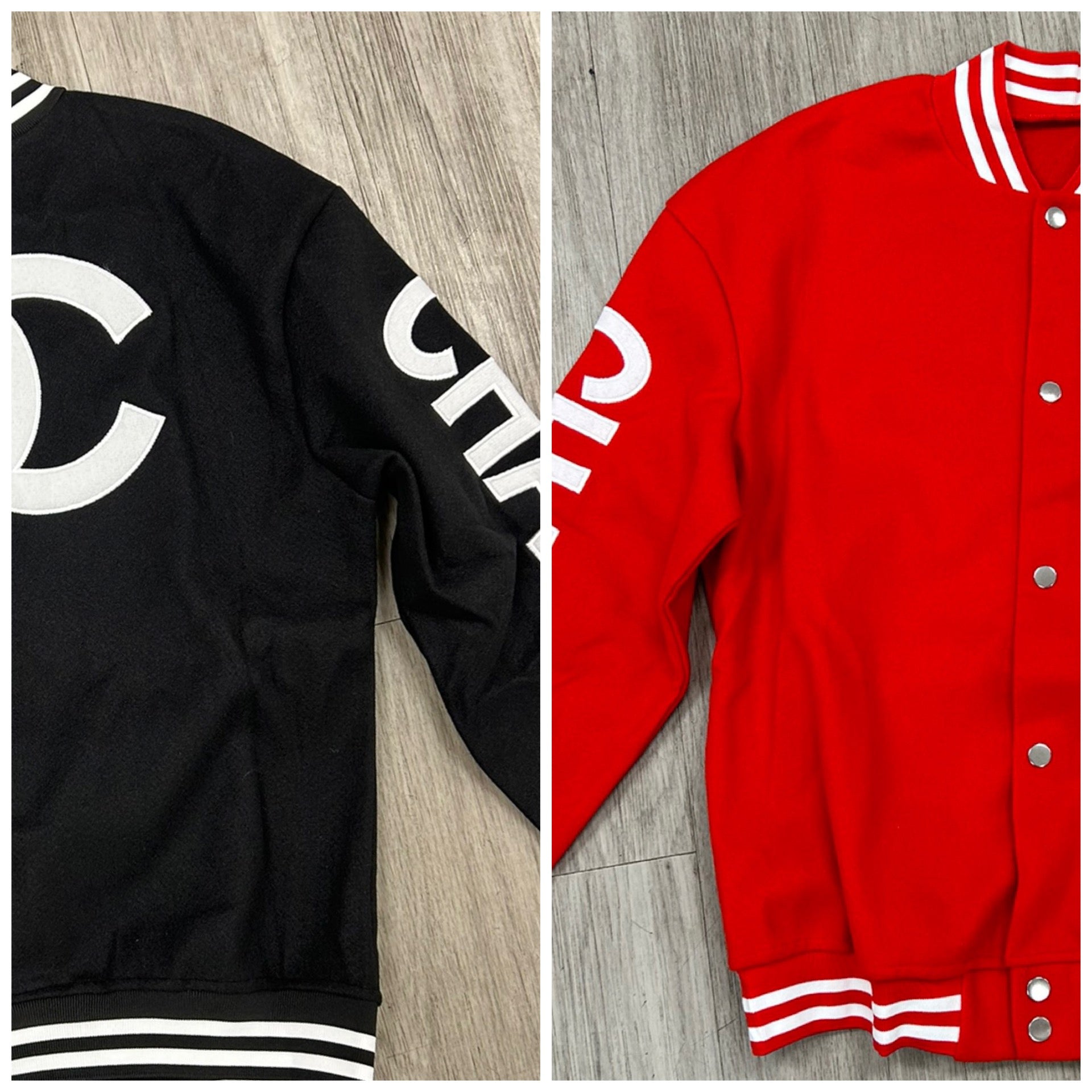 Letter Print Varsity Jacket