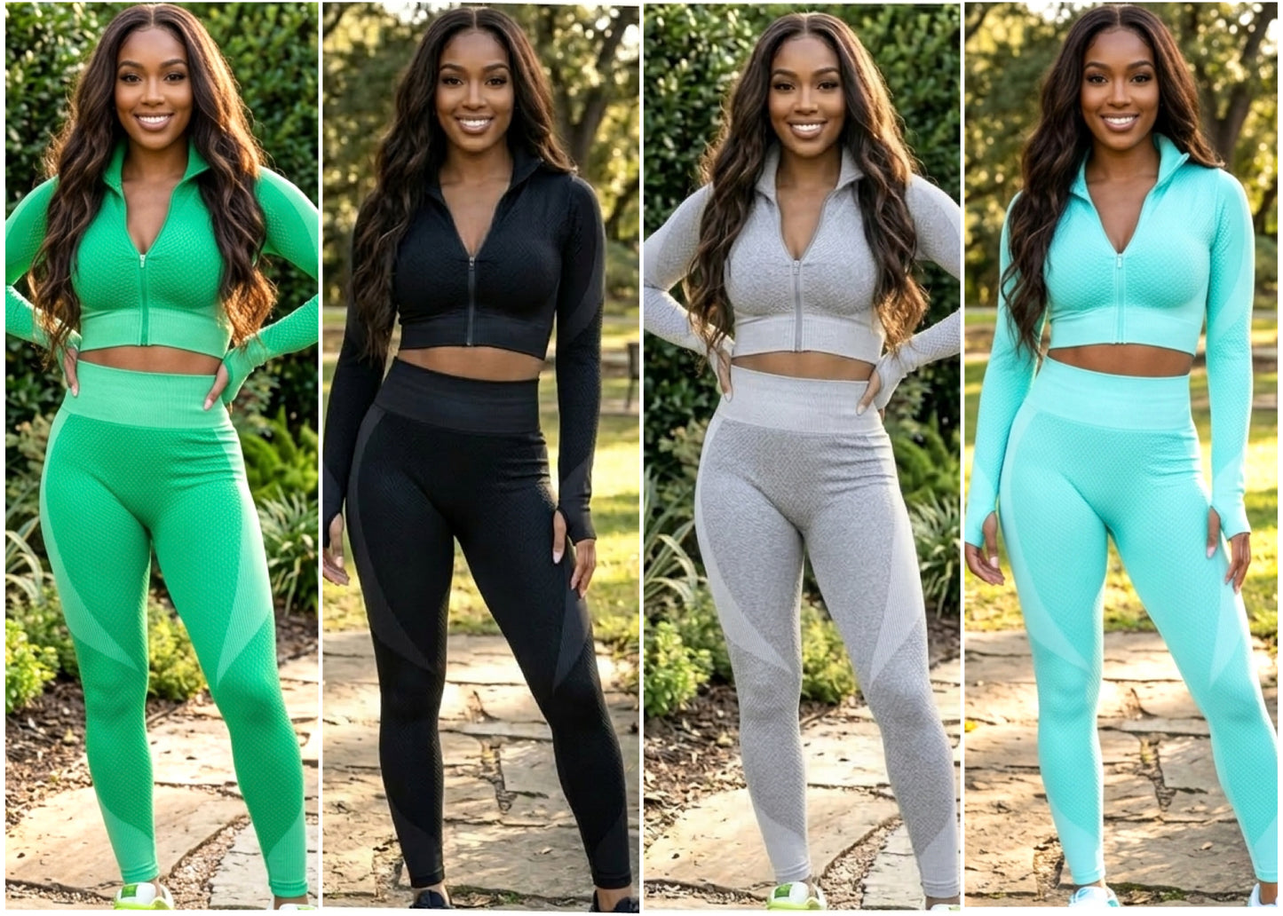 “Work It” 2 Piece Athletic Compression Legging Set