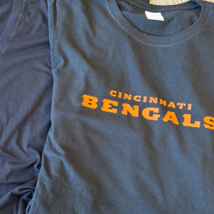 Black Cincinnati Bengals Sale Graphic Tee Shirts