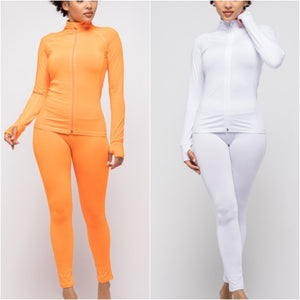 Thumb Hole 2 Piece Legging Set