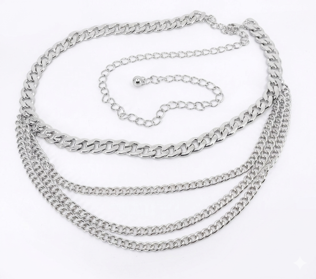 “Mega” Triple Link Chain Belt
