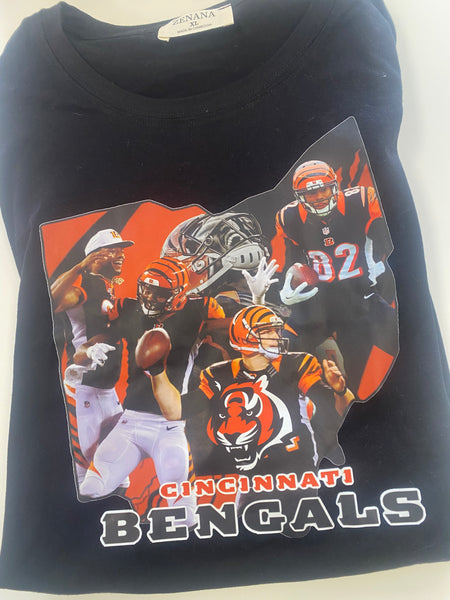 “Tiger” Cincinnati Bengals Graphic Tee Shirt