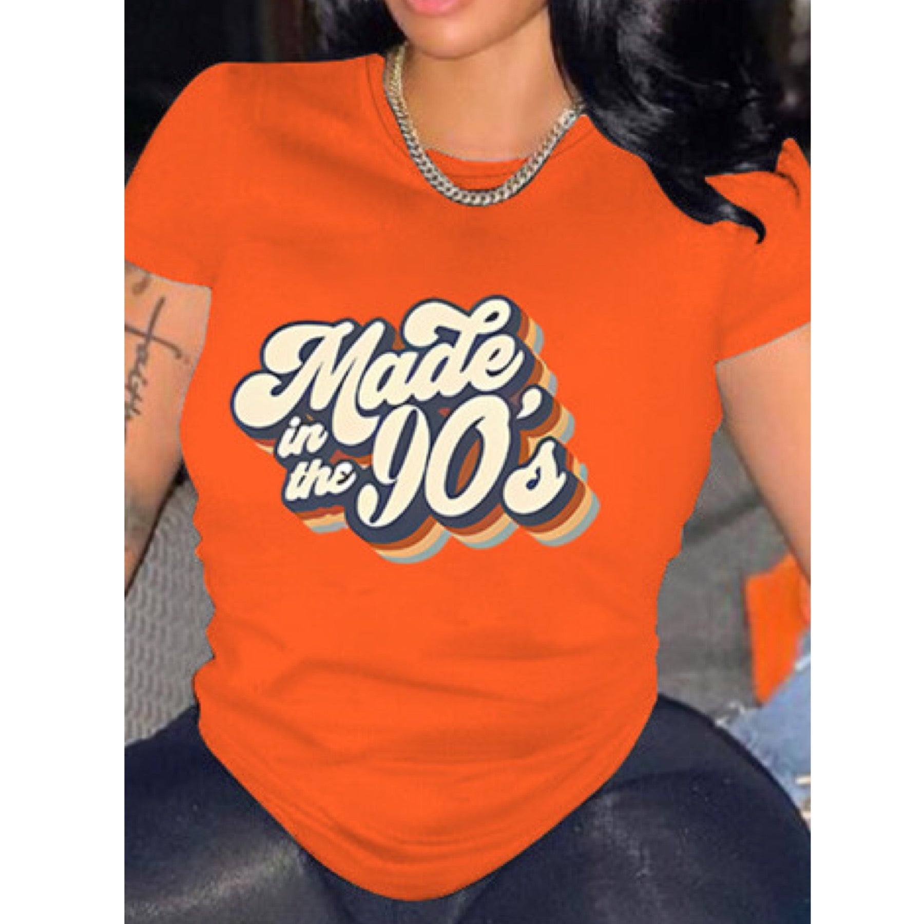 Made in the 90’s Print Graphic Tee Shirt