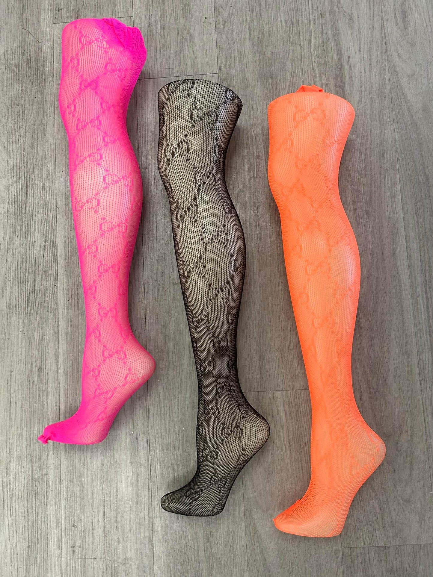 Print Fishnet Stockings