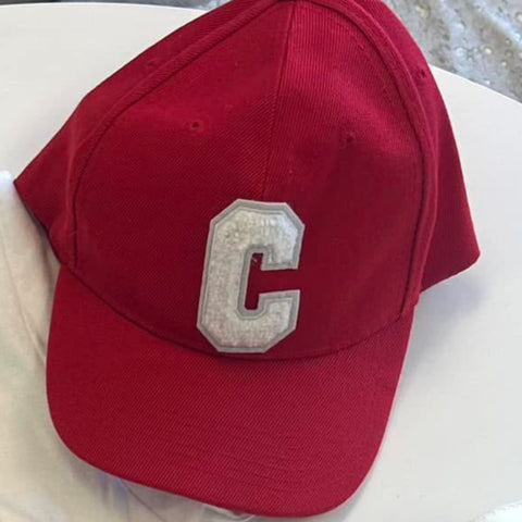 Red C Initial Baseball Hat