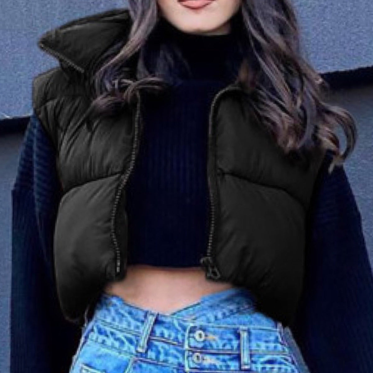 “Harlem” Puff Zip Vest