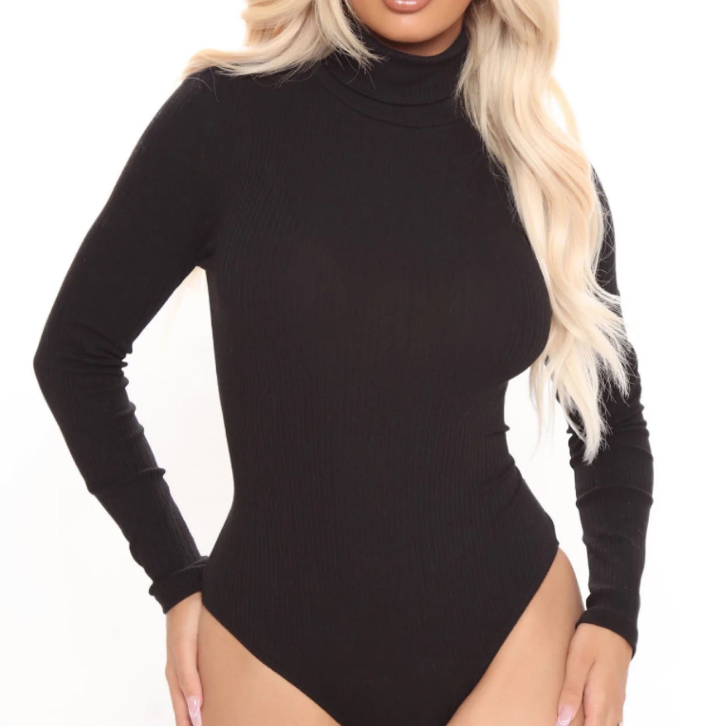 Mock Neck Long Sleeve Bodysuit