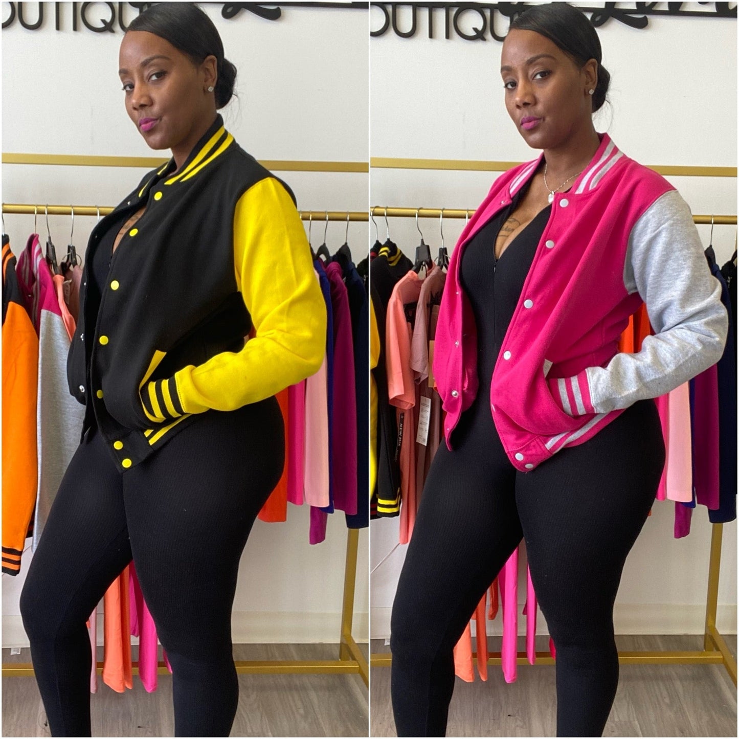 Thick Cotton Letterman Varsity Jacket