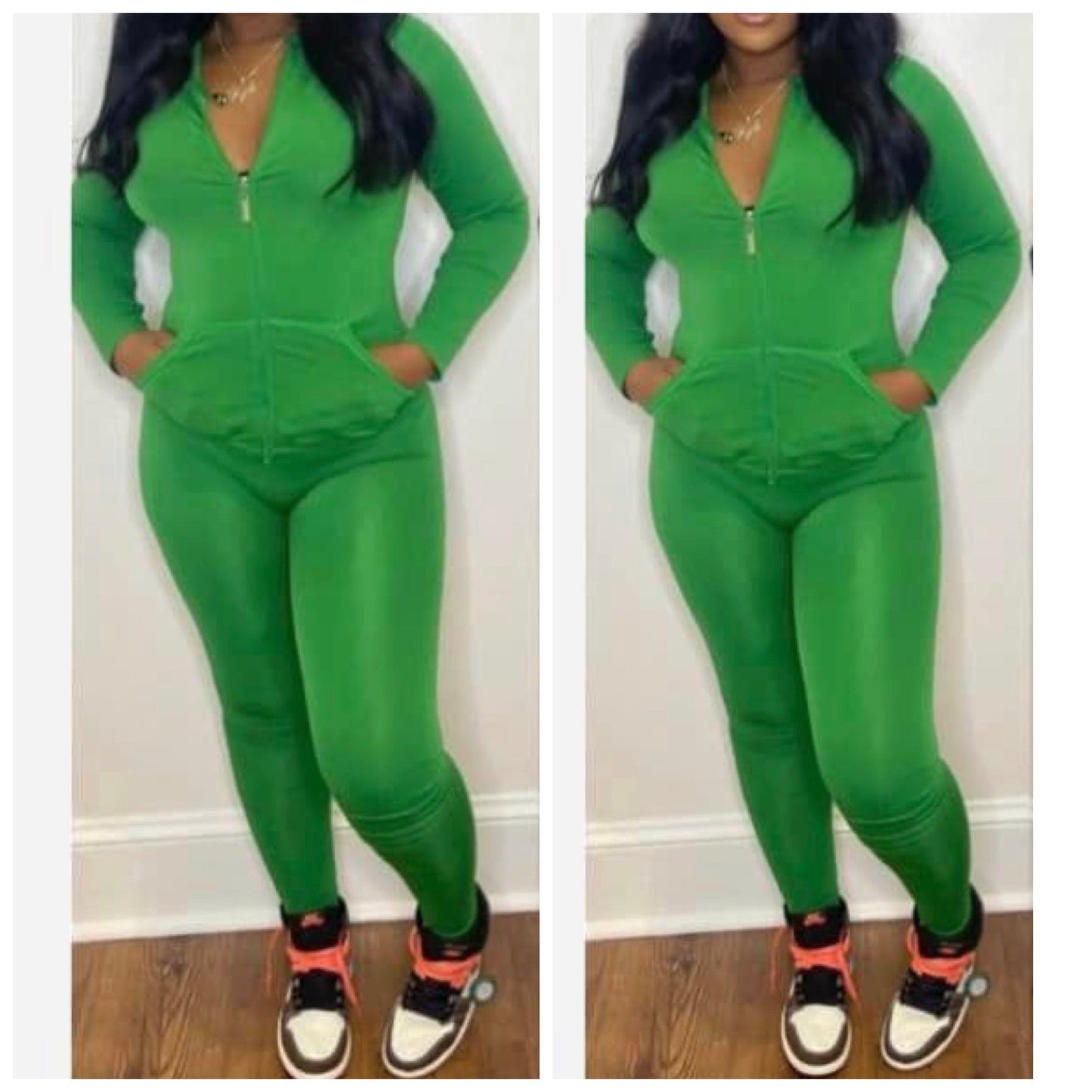 “Kickin It” 2 Piece Jacket & Legging Ari Set