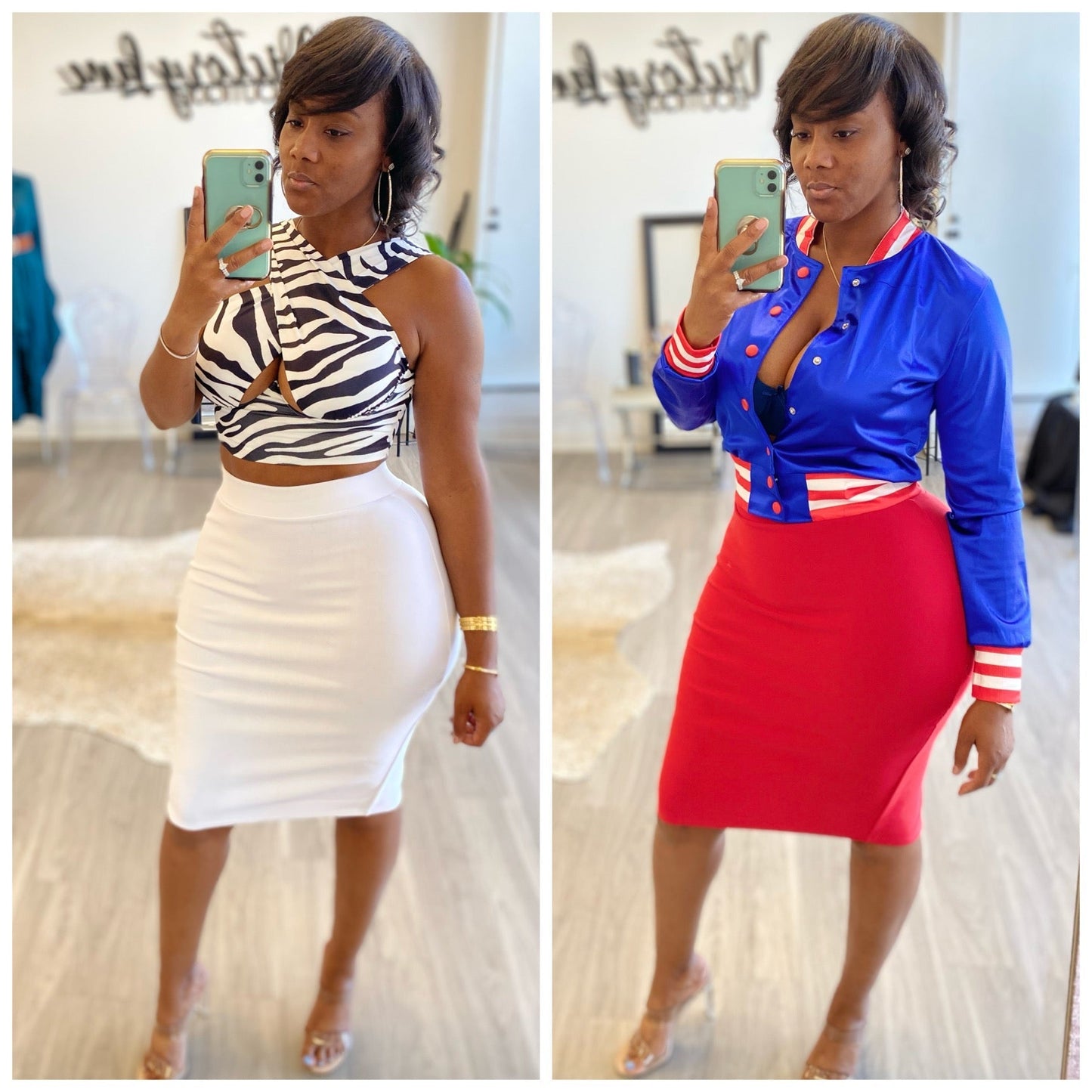 Bodycon Split Stretch Pencil Skirt
