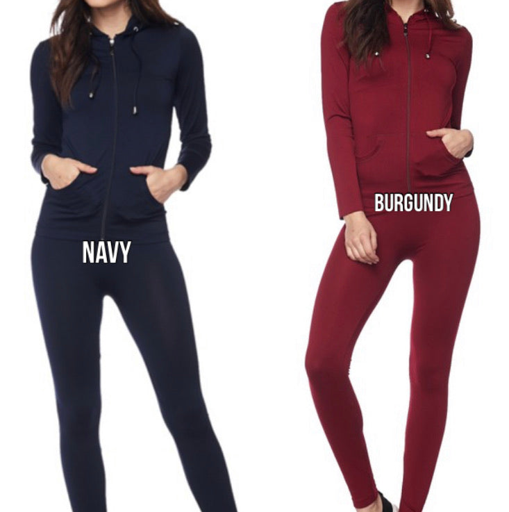 “Kickin It” 2 Piece Jacket & Legging Ari Set