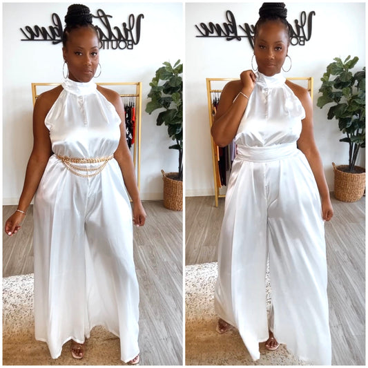 “Libra” Wide leg Jumpsuit
