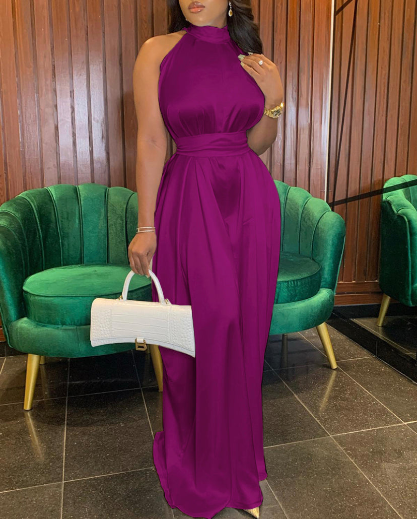 “Libra” Wide leg Jumpsuit