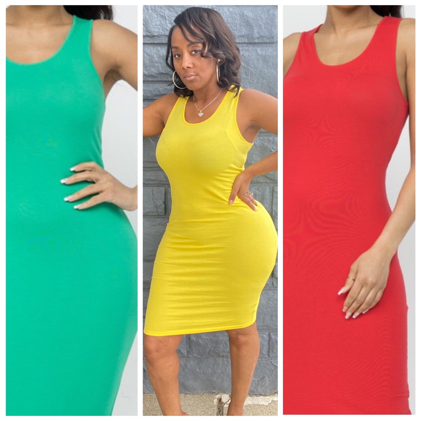 “Natalie” Cotton Tank Dress