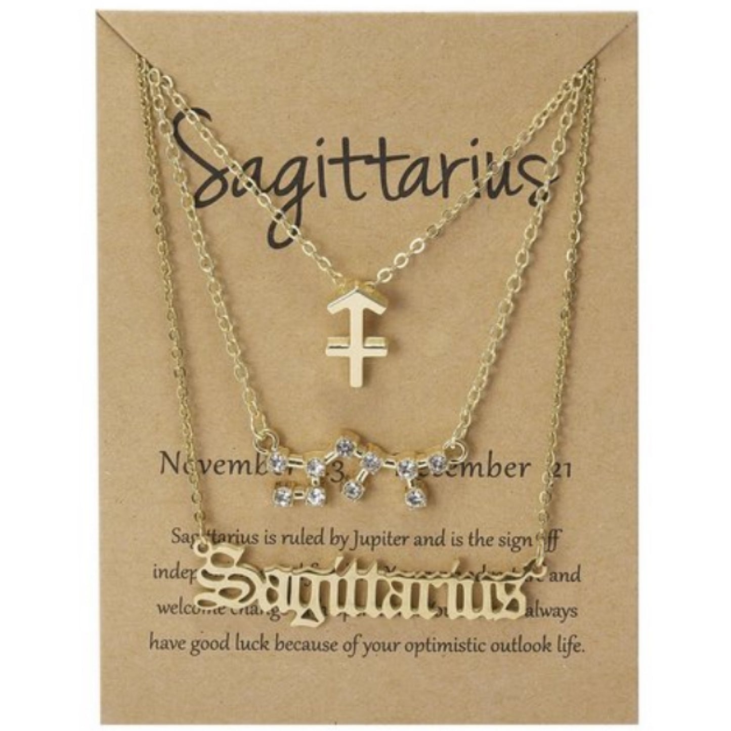 Layered Zodiac Necklaces