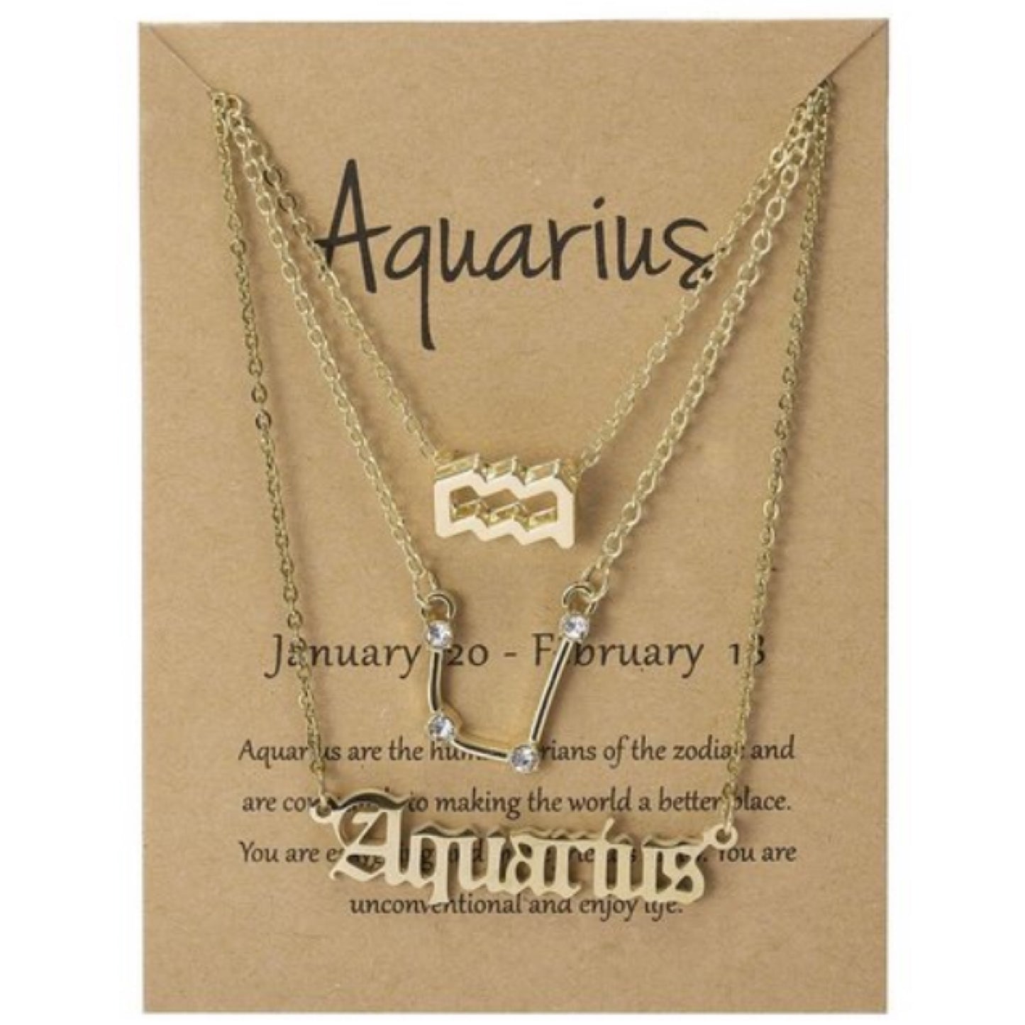 Layered Zodiac Necklaces