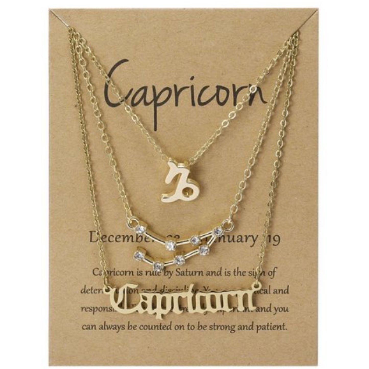 Layered Zodiac Necklaces