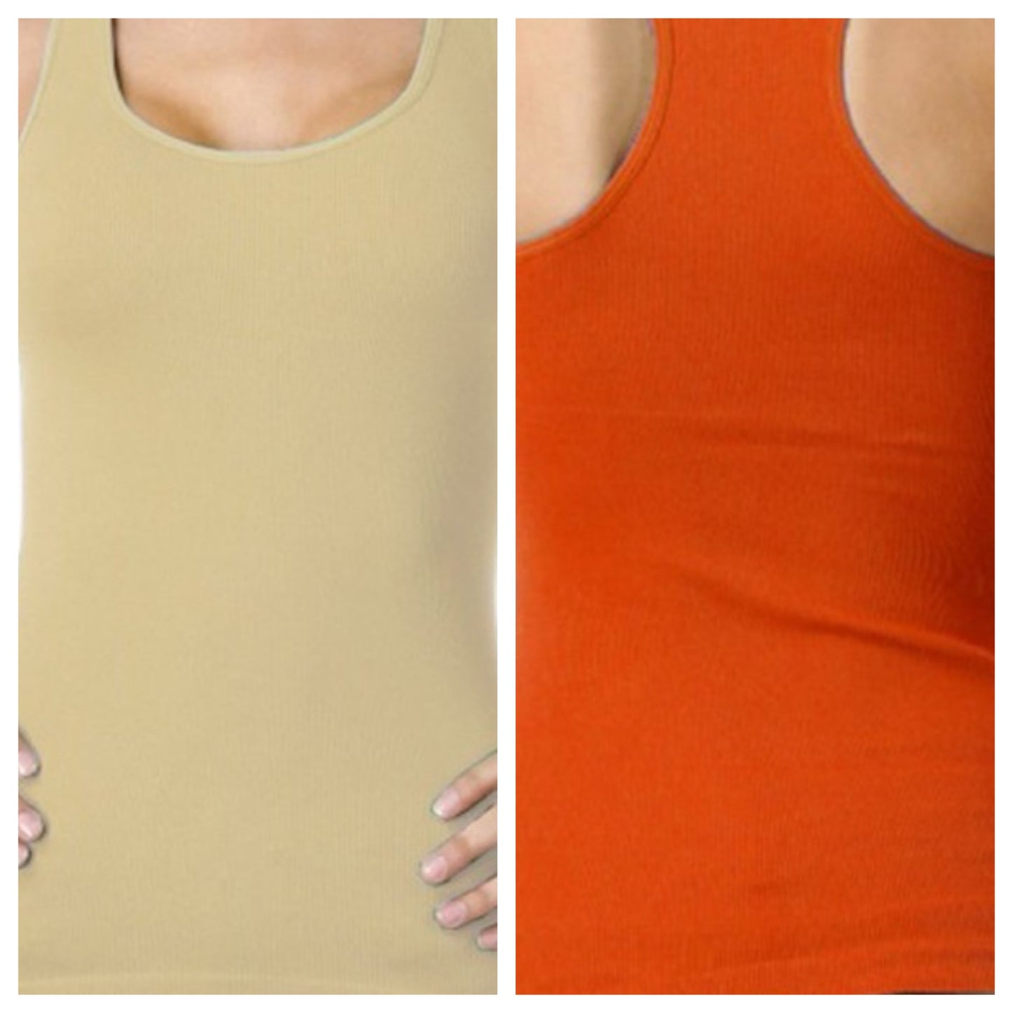 Ribbed Seamless One Size Tank Top
