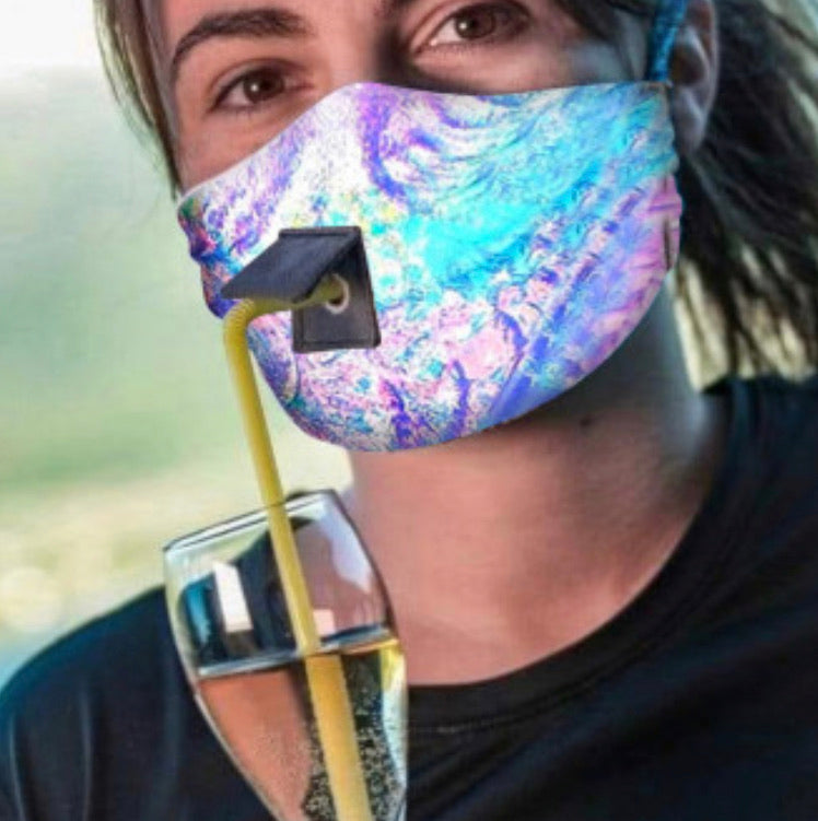 straw hole mask