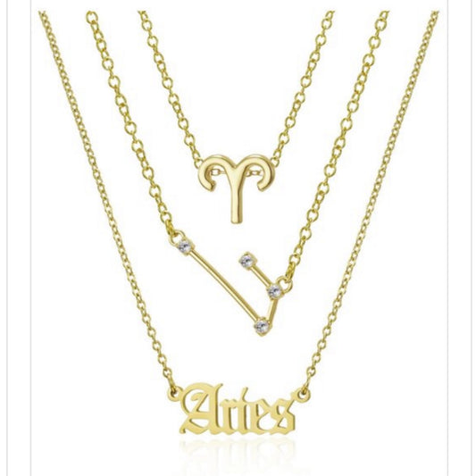 Layered Zodiac Necklaces
