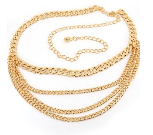 “Mega” Triple Link Chain Belt